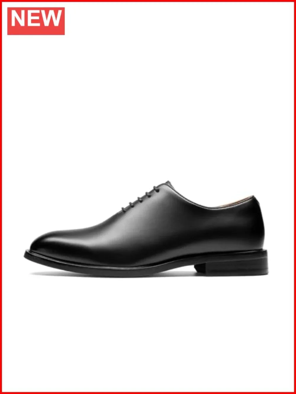 Lace Up Plain Toe Oxford Dress Shoes Faux Leather Comfort